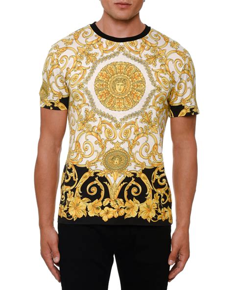 versace men's t-shirts|versace formal shirts.